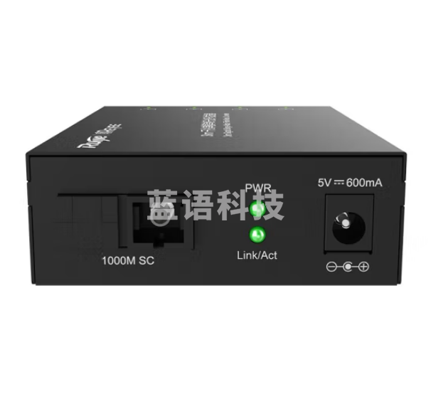 锐捷（Ruijie）千兆单模单纤光纤收发器 B端(4端口)RG-FC14G-3B