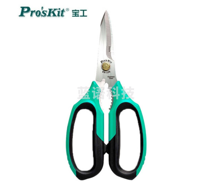 宝工SR-336 8寸多功能万用剪刀 电子剪线槽剪刀 206*95*17