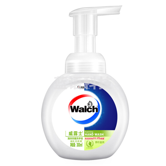 威露士 walch 泡沫洗手液 青柠盈润 300ml/瓶 24瓶/箱