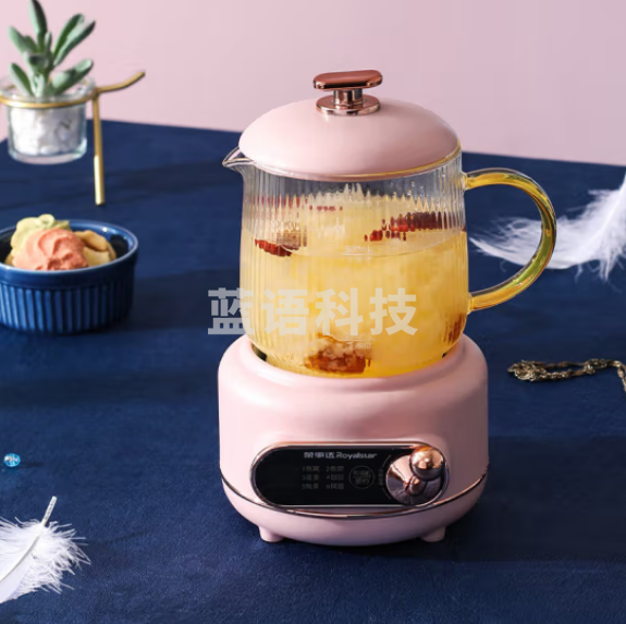 荣事达电炖杯YSC05T2迷你养生壶 多功能电炖杯煮茶煮粥-甜美碧玺粉