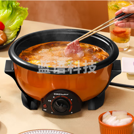 荣事达 电火锅 分体电火锅 3.5L电热锅 易清洗 多用锅 电煮锅家用 RHG-35F