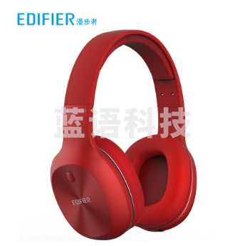 漫步者 W800BT Plus 头戴式立体声蓝牙耳机 无线耳机 音乐耳机 手机耳机 通用苹果华为小米手机 烈焰红