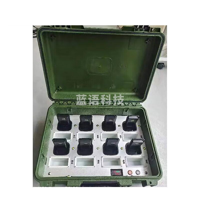 加密对讲机充电箱携行箱 8路对讲机+8路手环充电 KZ2360