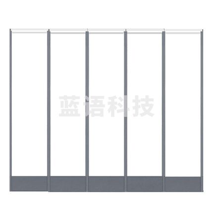 巨联 门帘pvc软门帘透明磁铁自吸保暖防风帘   普通款 2mm  上门测量安装(价格为平米价)