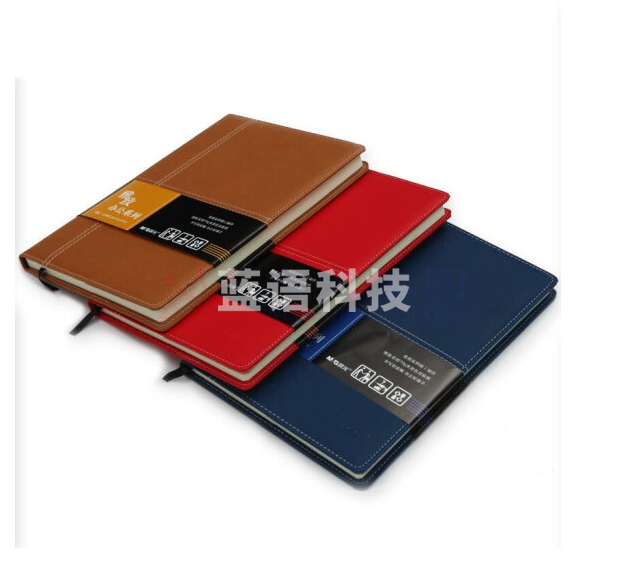 晨光 APY4K361皮革胶套本100页 ( 颜色随机或备注颜色)