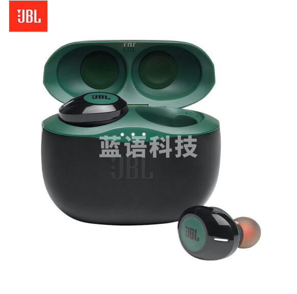 JBL TUNE125TWS 真无线蓝牙耳机 入耳式音乐耳机 双路连接 苹果华为小米手机通用 T120TWS升级版 墨绿色