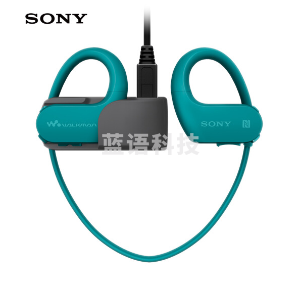 索尼 NW-WS623 蓝牙防水游泳跑步运动mp3音乐播放器一体耳机 (蓝色)