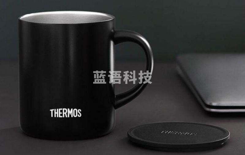 膳魔师保温杯茶杯340ml高真空不锈钢带盖马克杯JDG-350 黑