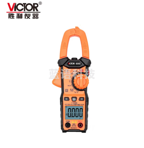 胜利仪器 (VICTOR) VC606E 高精度数字钳形表 3999 自动量程 交直流电压 交直流电流