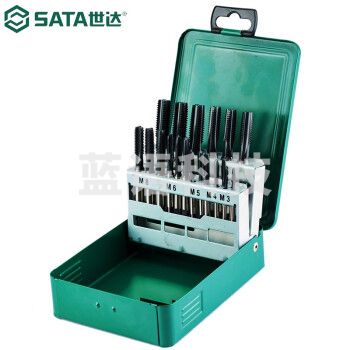 世达（SATA）50453 21件高速钢粗牙丝锥组套