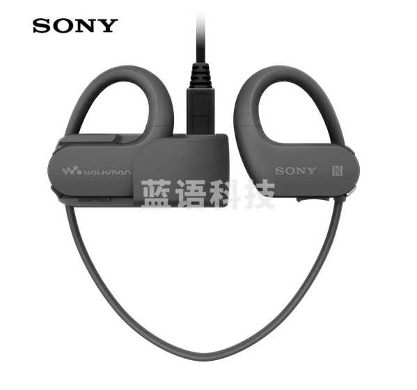 索尼 NW-WS623 蓝牙防水游泳跑步运动mp3音乐播放器一体耳机 (黑色)