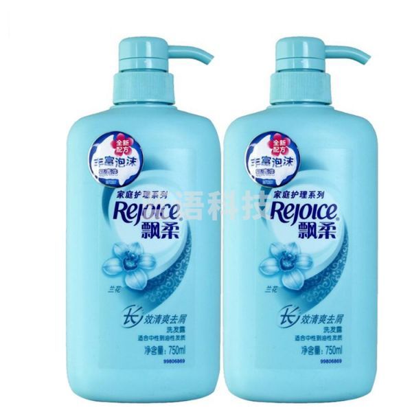 飘柔长效清爽去屑洗发露 750ml 家庭系列 兰花味