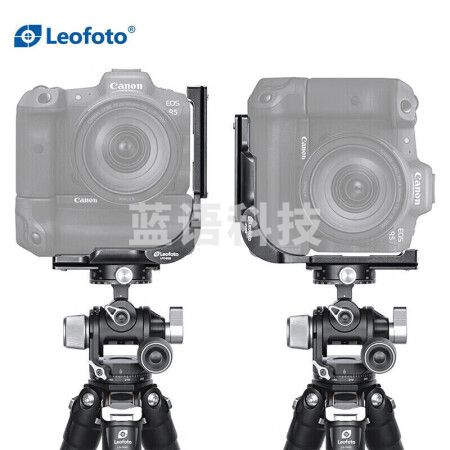 徕图（Leofoto）佳能R5B/R6B专用L板单反相机电池手柄专用一体式竖拍板
