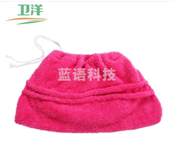 卫洋 WYS-1550 懒人扫把套布 玫红色抽绳款 多功能替换布易清洗扫帚套 3个起订