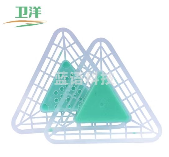 卫洋 WYS-229 男士小便池除臭三角块 厕所芳香片清洁过滤网 尿斗香块（三角）10个装