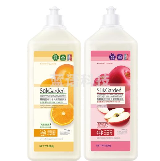 蔬果园洗洁精 去油不伤手实惠装洗涤灵餐具果蔬清洗剂厨房洗碗液1.6kg