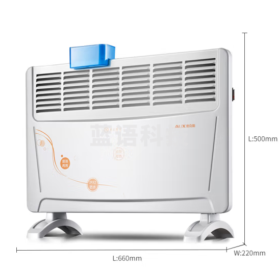奥克斯（AUX）取暖器家用欧式快热炉电暖气浴室取暖电暖炉暖风电暖器烤火炉电热炉对流式取暖器NDL200-B39