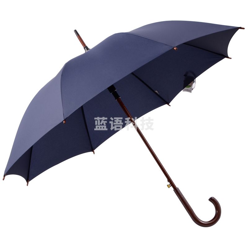 天堂伞弯柄伞木柄伞直杆伞晴雨伞长柄伞半自动伞定制广告伞印刷logo印字 118e 藏青色