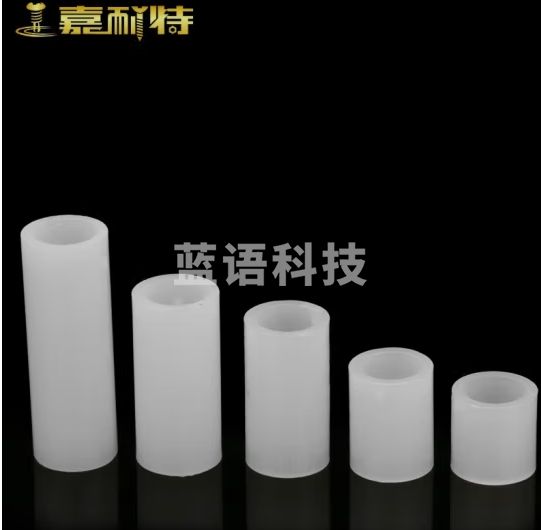 嘉耐特 尼龙直通管 绝缘柱垫圈间隔柱 ABS塑料管尼龙垫高柱尼龙套管 Φ3*5*11（600个）