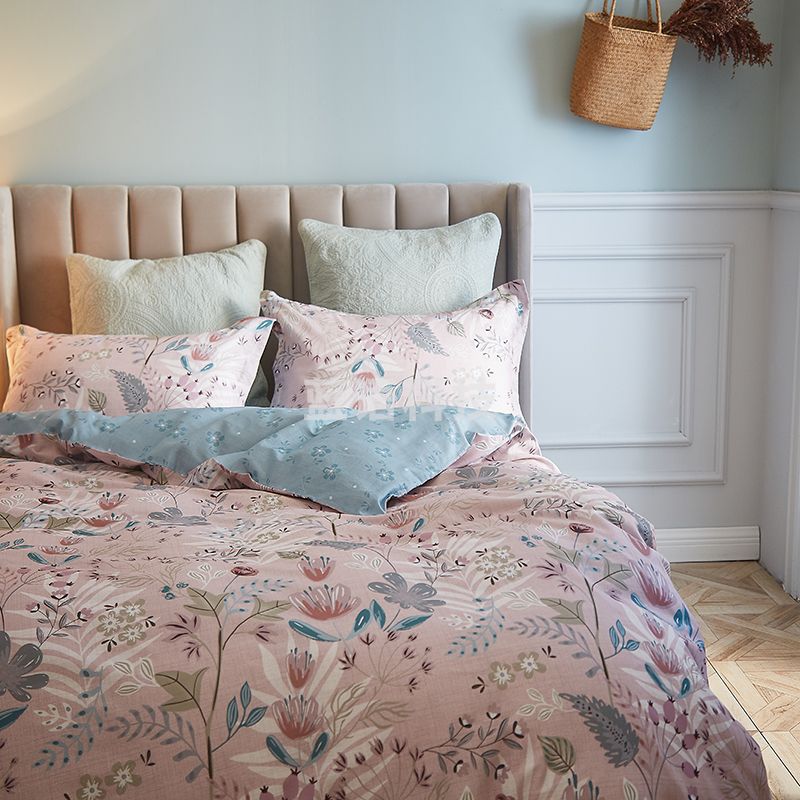 恒源祥家纺 全棉印花四件套 玛格丽特 200*230cm