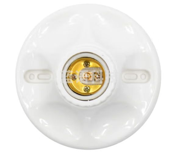 金固牢 KCAA-287 E27螺口 耐高温陶瓷内胆 大底座灯座 6个