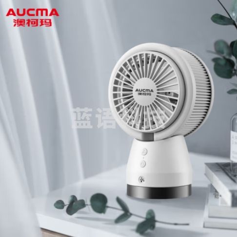 澳柯玛小米白电风扇桌面台式迷你usb小风扇宿舍办公室便携卧室空气净化母婴FSS-B117S