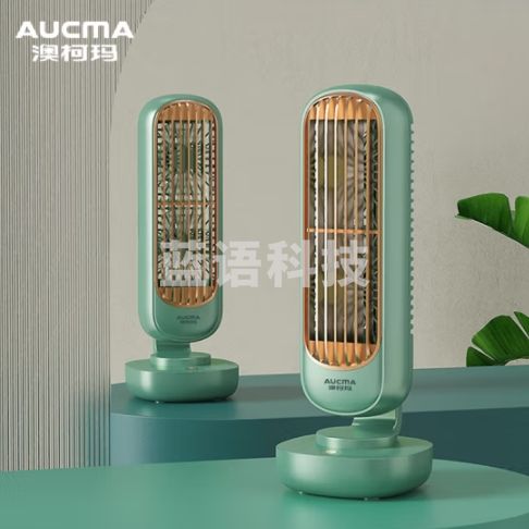 澳柯玛（AUCMA）风扇台式风扇桌面电脑USB小风扇轻音宿舍办公室迷你蓄电手持便携风扇镀金色FSS-B201