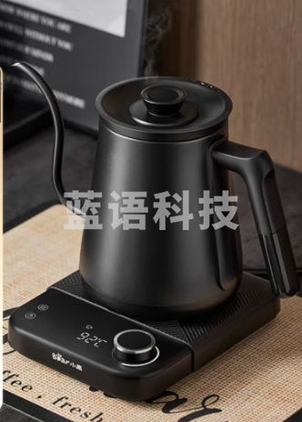 小熊（Bear）控温手冲壶 不锈钢温控家用细长嘴手冲咖啡壶 电热恒温壶 标准版-细嘴黑色800ml KFJ-D10Z1