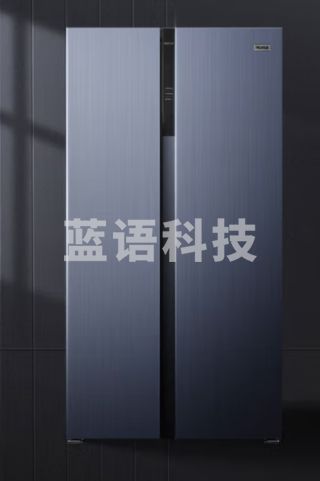 奥马(Homa) 531升对开门双开门大冷冻无霜冰箱一级智能双变频AG+蓝晶除菌 金线蓝 BCD-531WKNM/B