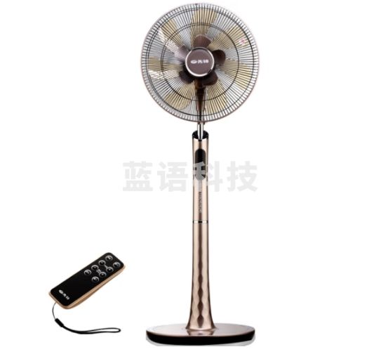 先锋（SINGFUN）电风扇落地扇大风力升降遥控定时直流变频36档12风叶18小时定时金色FS40-16HR