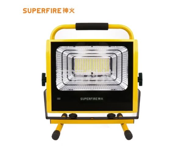 神火（supfire）TG1-E充电式LED投光灯大功率户外家用照明灯广场工地100瓦