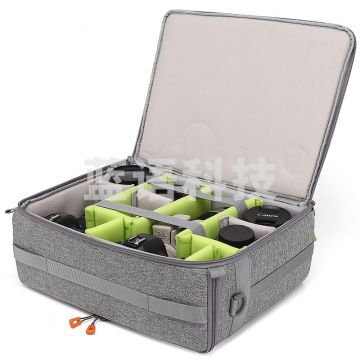 赛腾（statin）BD04F 相机内胆包 两机七镜拉杆箱内胆包 双开仓矩阵承重 7-20寸拉杆箱日默瓦机长箱单肩背