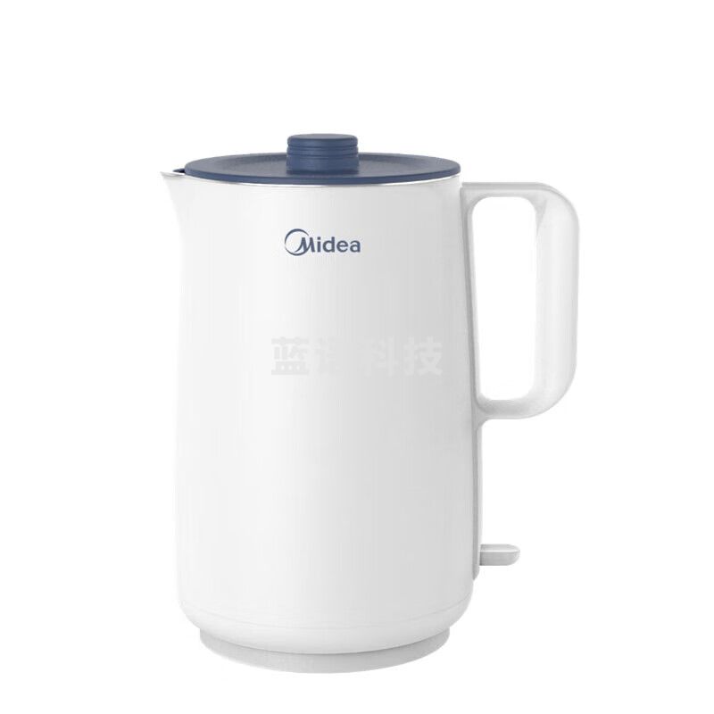 美的（Midea） 电热水壶双层防烫1.5L家用304不锈钢无缝内胆壶盖可拆洗1500W自动断电 AEK1539(线下同款）