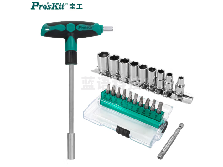宝工（Pro'skit）SD-9701M 21PCS可替换式T型板手起子组 套筒螺丝刀套装