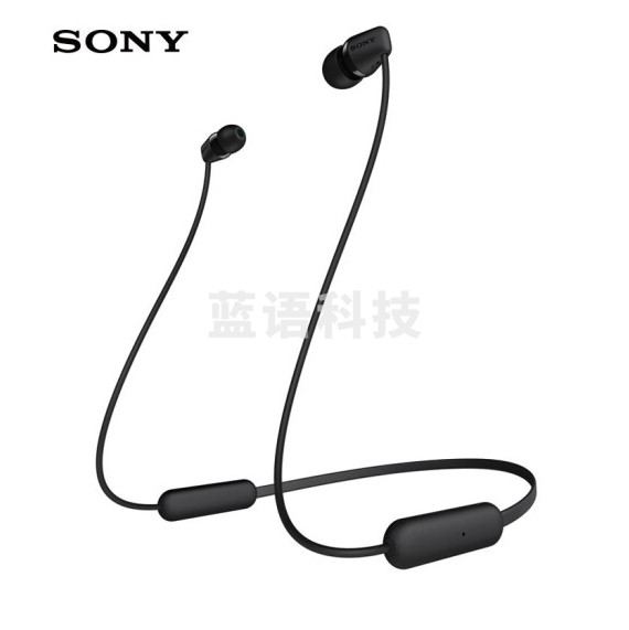 索尼（SONY） WI-C200  无线入耳式立体声耳机 手机耳机 颈挂线控  黑色/白色