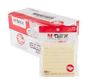 晨光YS-125 自粘便条纸88页 横线系列