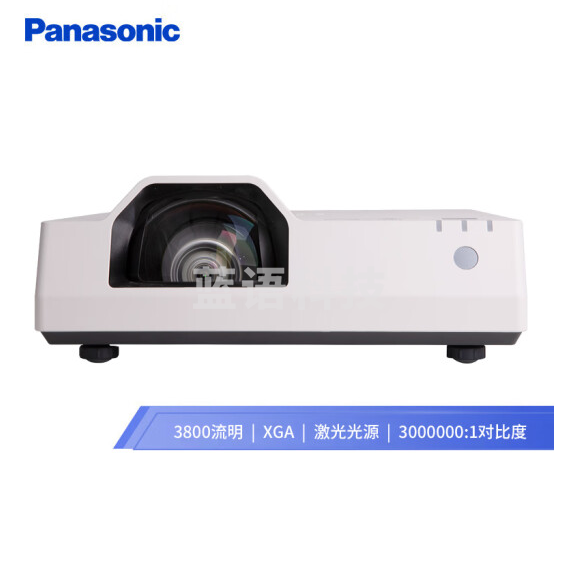 松下（Panasonic）PT-TMX380C便携式液晶激光短焦投影仪    短焦 XGA 3800流明 激光光源