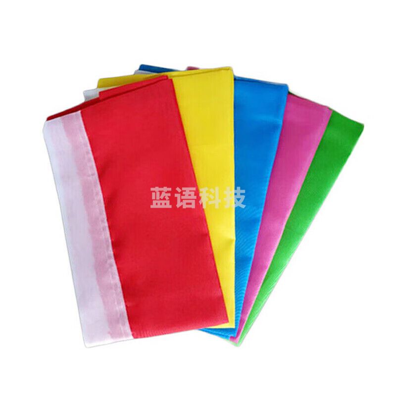 长方形彩旗 90*140cm 彩旗 (红、黄、蓝、粉、绿颜色随机指定颜色请联系客服)