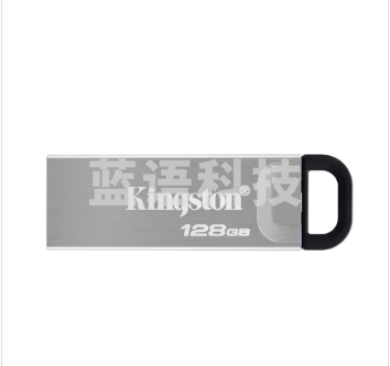 金士顿(Kingston) DTKN USB 3.2 Gen 1 U盘 读速200MB/s 金属外壳 128GB