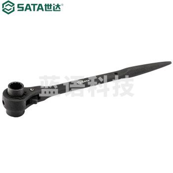 世达（SATA）47313 双口尖尾棘轮扳手19x22MM