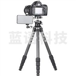 徕图（Leofoto） LS-255C 佳能尼康相机便携无中轴5节碳纤维三脚架云台套装