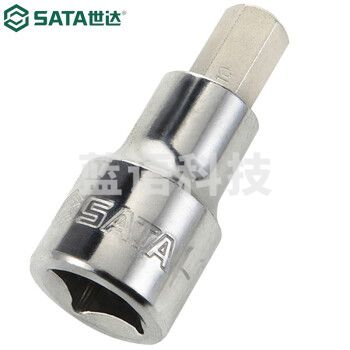 世达（SATA）24208 12.5MM系列50MM长六角旋具套筒14MM