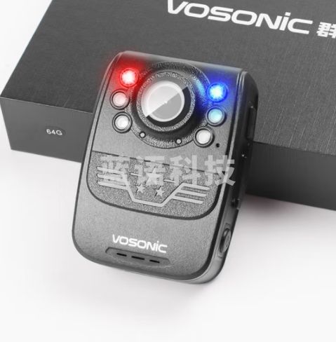 群华（VOSONIC）D1 执法记录仪录像微型循环录像 爆闪警示无光红外夜视内置64G