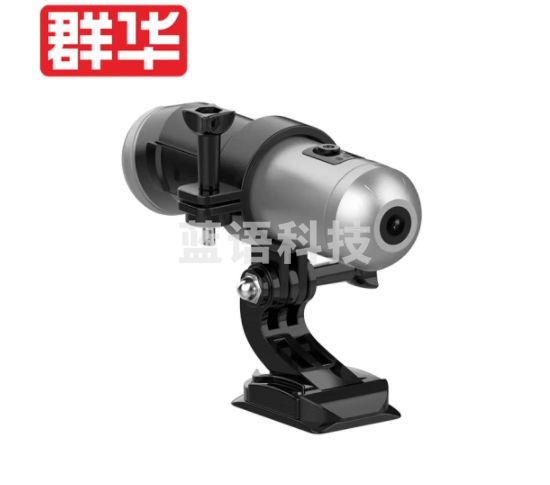 群华（VOSONIC）F6头盔摩托车行车记录前后双摄防水防尘防沙耐高温耐低温旋转式镜头64g