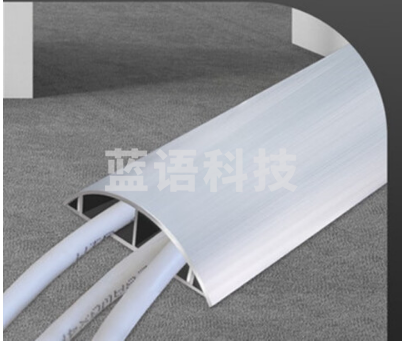 铝合金线槽 明装地槽半圆弧形铝金属地线槽明线防踩走线槽  外宽10cm  内宽8cm   2米/根  一根价