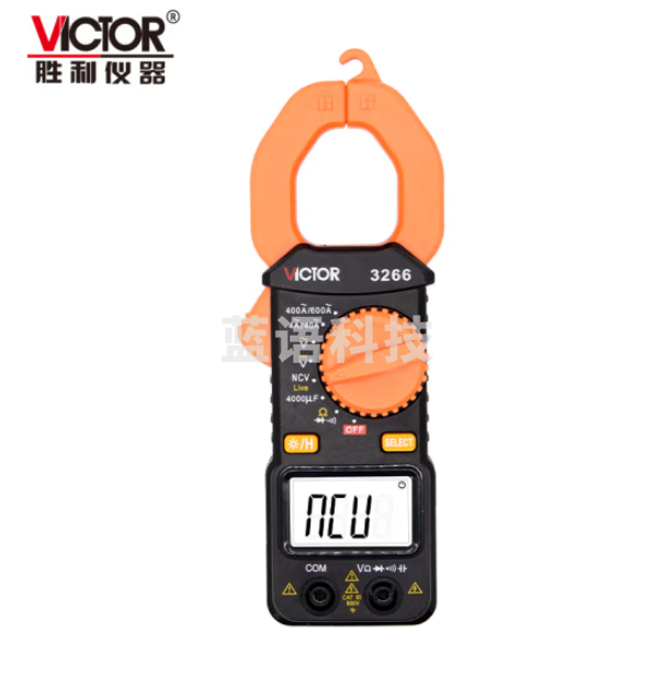 胜利仪器（VICTOR）VC3266 钳形表万用表数字电流表交直流钳形钳型万能表智能