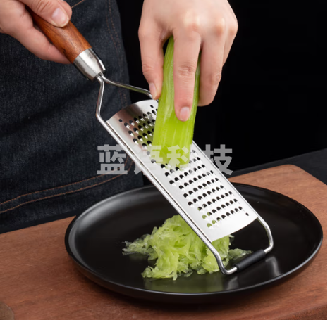 onlycook手动老式刨丝器切丝器 饺子馅切丝 防切护手 带挂钩带盖切丝器