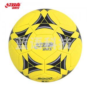 红双喜 DHS FS5-11A 米黄色 5号机缝比赛足球训练不易磨损柔软舒适 足球
