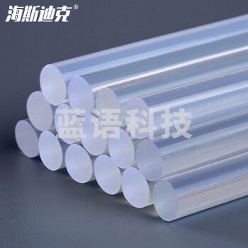 海斯迪克 gnjz-245 热熔胶棒 耐高温热熔胶条手工胶棒 高粘度热溶抢胶条强力棒棒胶 直径11mm*200mm（20根）