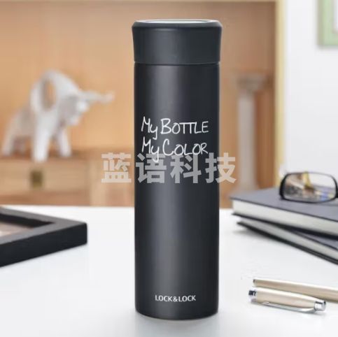乐扣乐扣缤纷保温杯男女学生随手杯商务便携保温杯390ml黑色LHC4015BLK